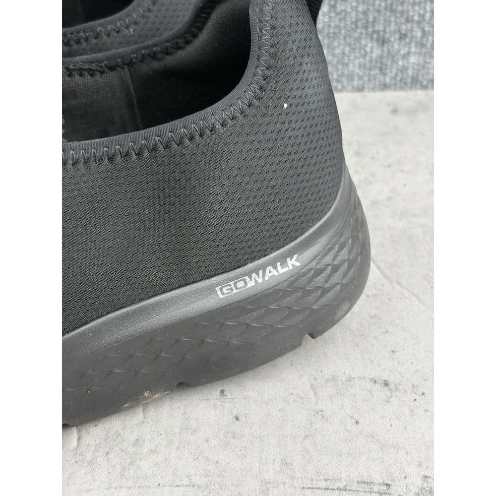 Skechers Men's Go Walk Slip In Sneaker Size 16 Black  Comfort Memory Foam